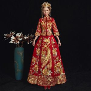 Robe de Mariée Chinoise Traditionnelle S