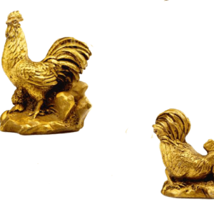 Statue Chinoise <br> du Zodiaque Coq Moyenne