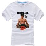 T-shirt Chinois  Bruce Lee Blanc / S