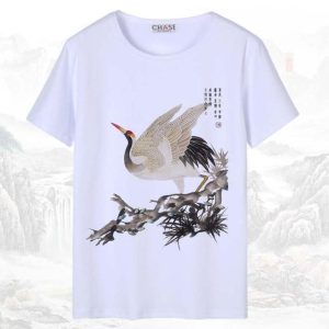 T-shirt Chinois  Grue 4XL