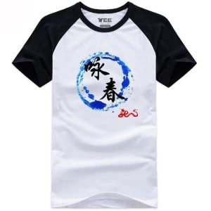 T-shirt Signe Chinois Manche Noire / S