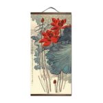 Tableau Chinois  Fleurs 30x60cm / Premier