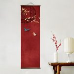 Tableau Chinois Rouge Décoration Orientale Asiatique Et Murale
