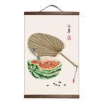 Tableau Style Chinois Toile Canvas Coton
