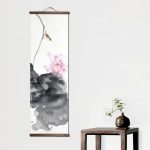 Tableau Zen Chinois Rouleau De Toile Imprimé À Accrocher