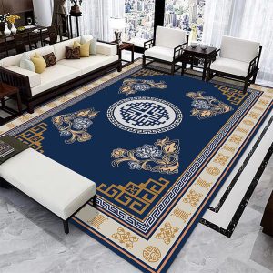 Tapis Chinois Bleu