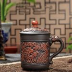 Tasse Dragon Chinois Couleur Marron