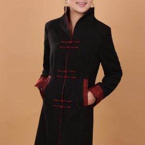 Veste Chinoise Femme  Noire XL