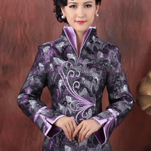 Veste Chinoise Femme  Violette M