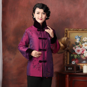 Veste Chinoise Femme Épaisse rose