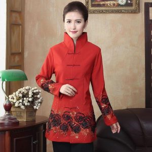 Veste Chinoise Femme Pailletée